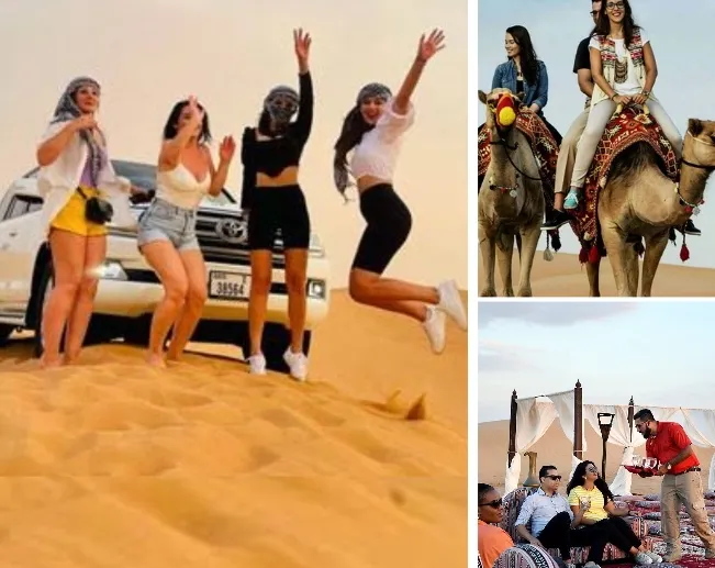 Luxury dune adventure in Dubai desert